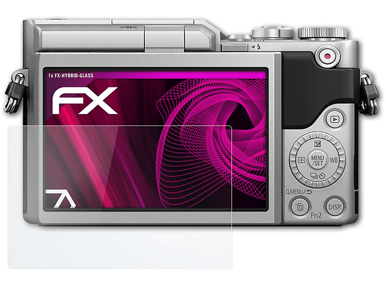 ATFOLIX FX-Hybrid-Glass Schutzglas(für Panasonic Lumix DC-GX880)