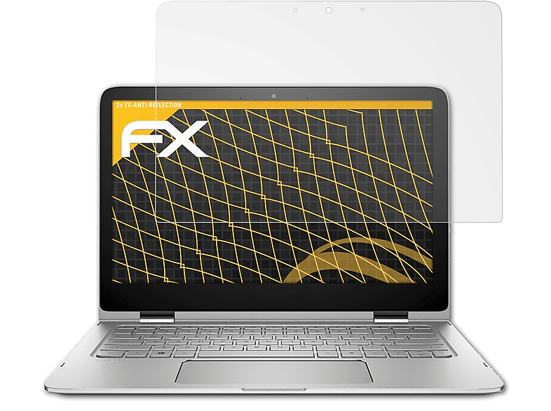 ATFOLIX 2x FX-Antireflex Displayschutz(für HP Spectre x360 13-4157ng)