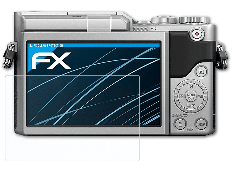 ATFOLIX 3x FX-Clear Panasonic Lumix Displayschutz(für DC-GX880)