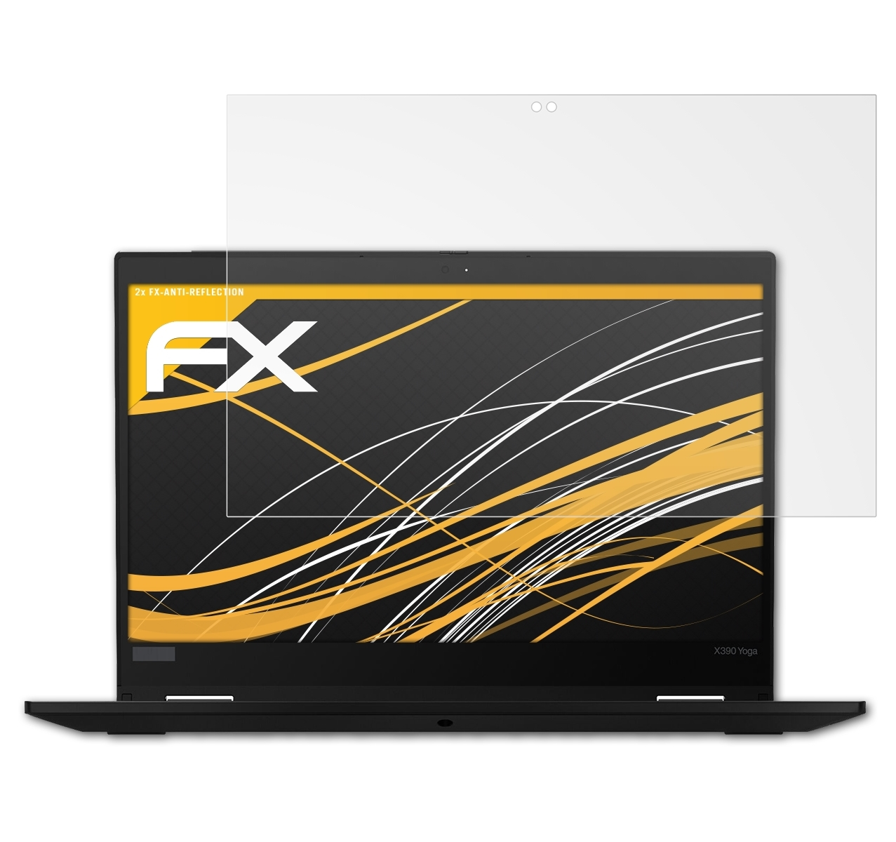 ATFOLIX 2x FX-Antireflex Displayschutz(für Lenovo ThinkPad Yoga) X390