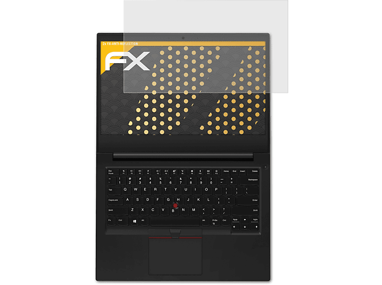 Lenovo FX-Antireflex ATFOLIX E495) ThinkPad Displayschutz(für 2x