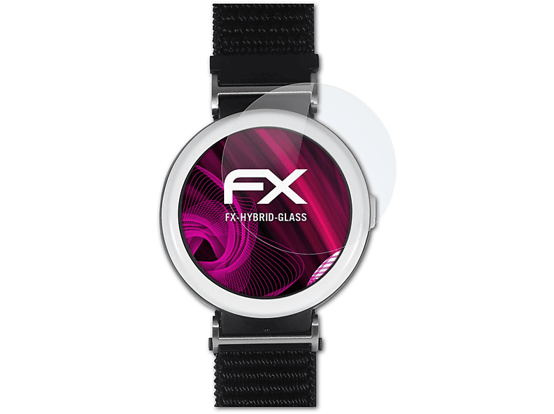 ATFOLIX FX-Hybrid-Glass Schutzglas(für Pingonaut Puma) Kidswatch Lokato