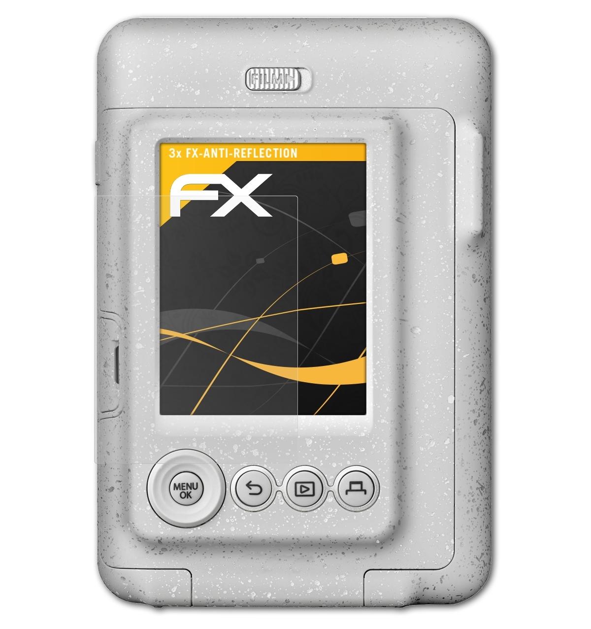 ATFOLIX mini Instax 3x Displayschutz(für LiPlay) FX-Antireflex