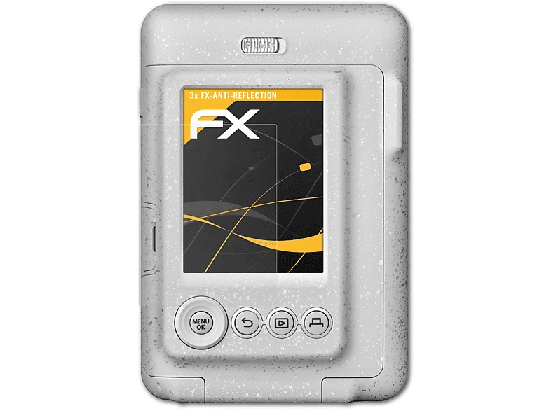 LiPlay) Displayschutz(für FX-Antireflex 3x ATFOLIX Instax mini