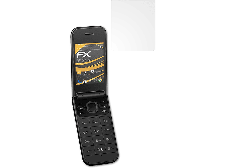 Flip) 2720 FX-Antireflex 3x Displayschutz(für ATFOLIX Nokia