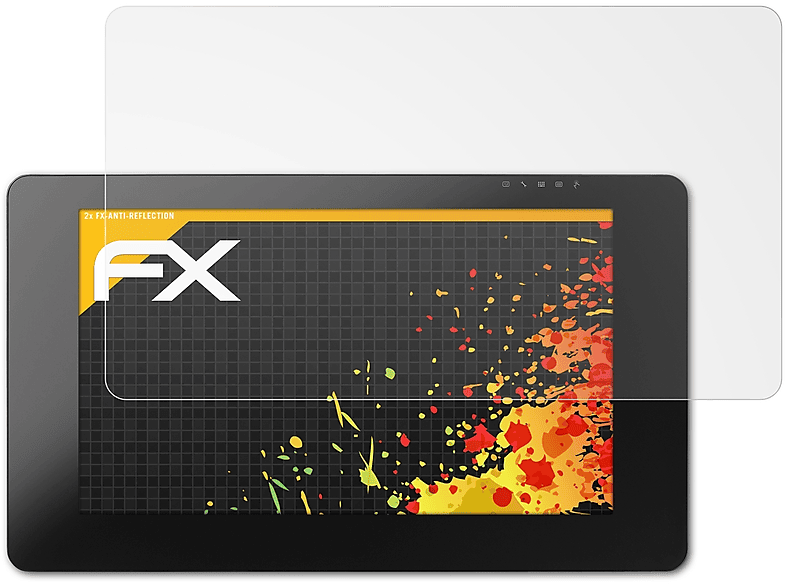 ATFOLIX 2x FX-Antireflex Pro Displayschutz(für Wacom 24) CINTIQ