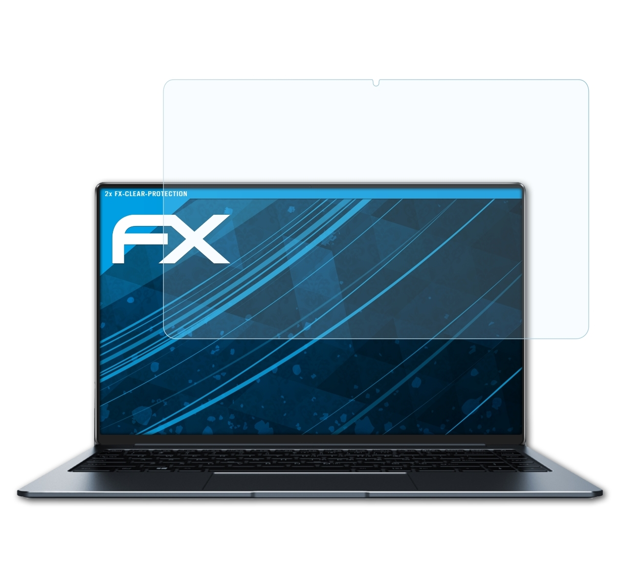 LapBook Chuwi ATFOLIX Pro) 2x FX-Clear Displayschutz(für
