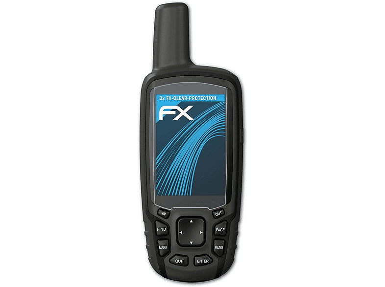 Displayschutz(für GPSMap 64csx) FX-Clear 3x ATFOLIX Garmin