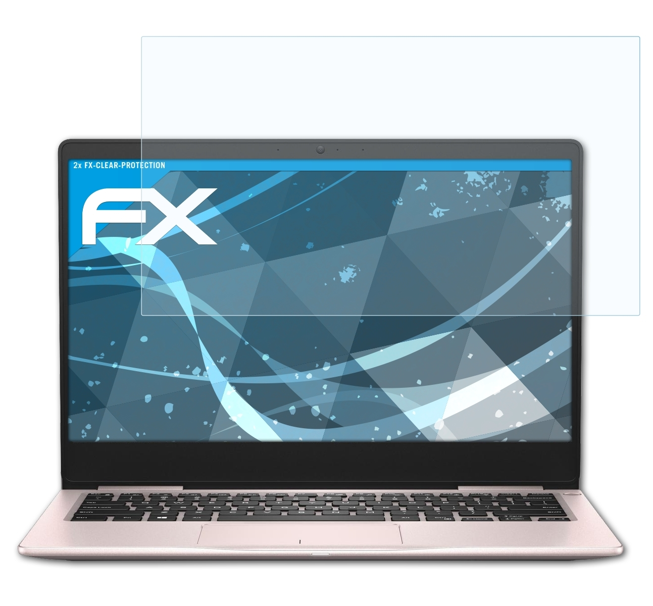 ATFOLIX 2x FX-Clear Displayschutz(für 13 Inspiron 7000 (7380)) Dell