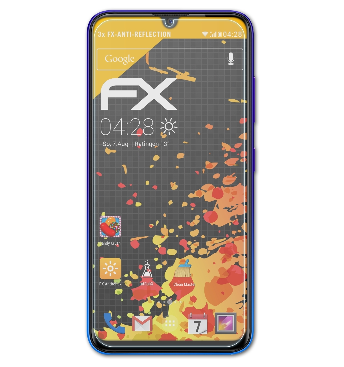 ATFOLIX 3x FX-Antireflex Displayschutz(für Neffos X20) TP-Link