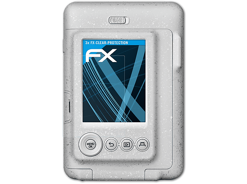 ATFOLIX 3x FX-Clear Displayschutz(für Instax mini LiPlay)
