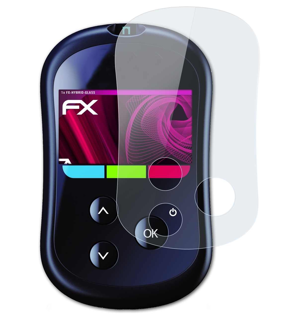 Ultra Plus FX-Hybrid-Glass Flex) ATFOLIX Schutzglas(für OneTouch