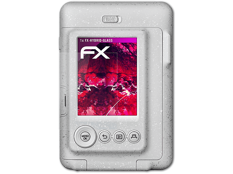 ATFOLIX FX-Hybrid-Glass Schutzglas(für Instax mini LiPlay) | Kamera Schutzfolie