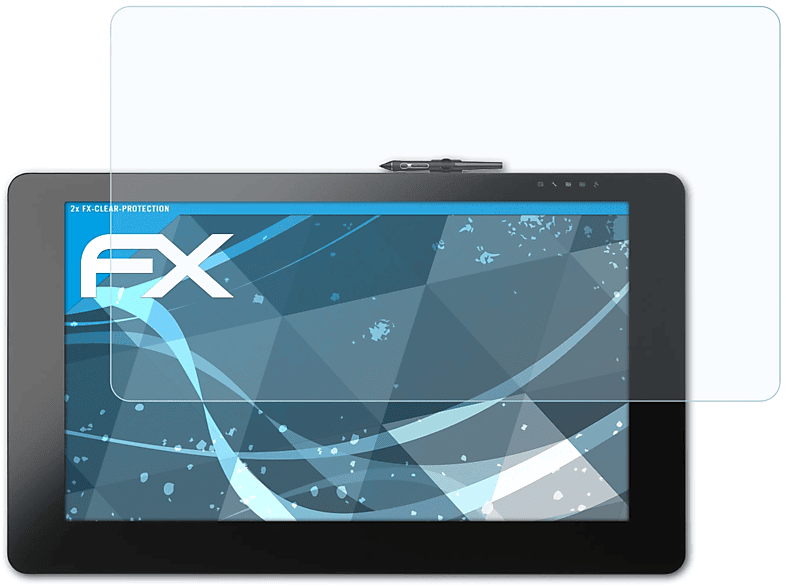 ATFOLIX 2x FX-Clear Displayschutz(für Wacom CINTIQ Pro 32)