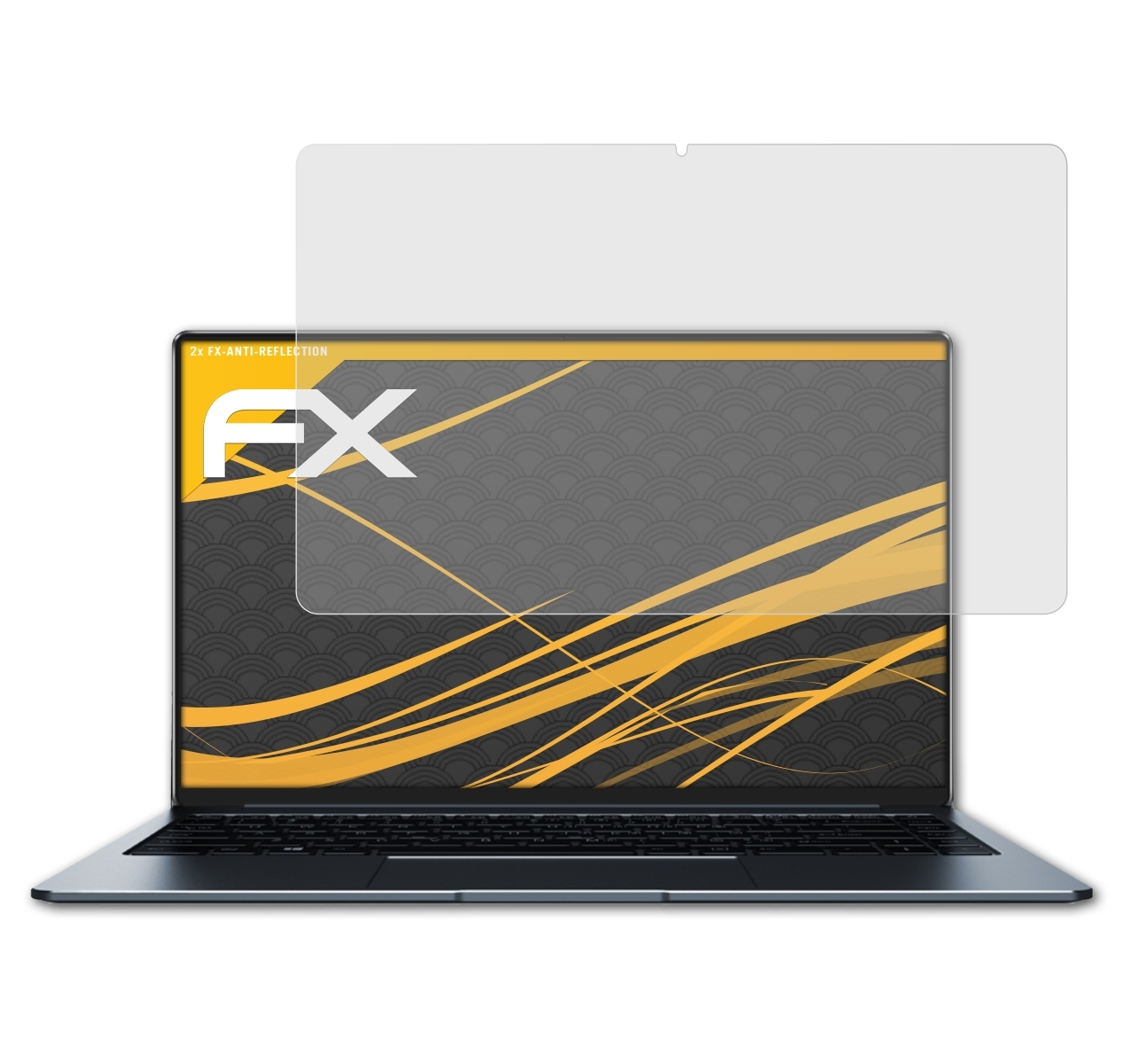 Displayschutz(für Chuwi LapBook ATFOLIX Pro) 2x FX-Antireflex