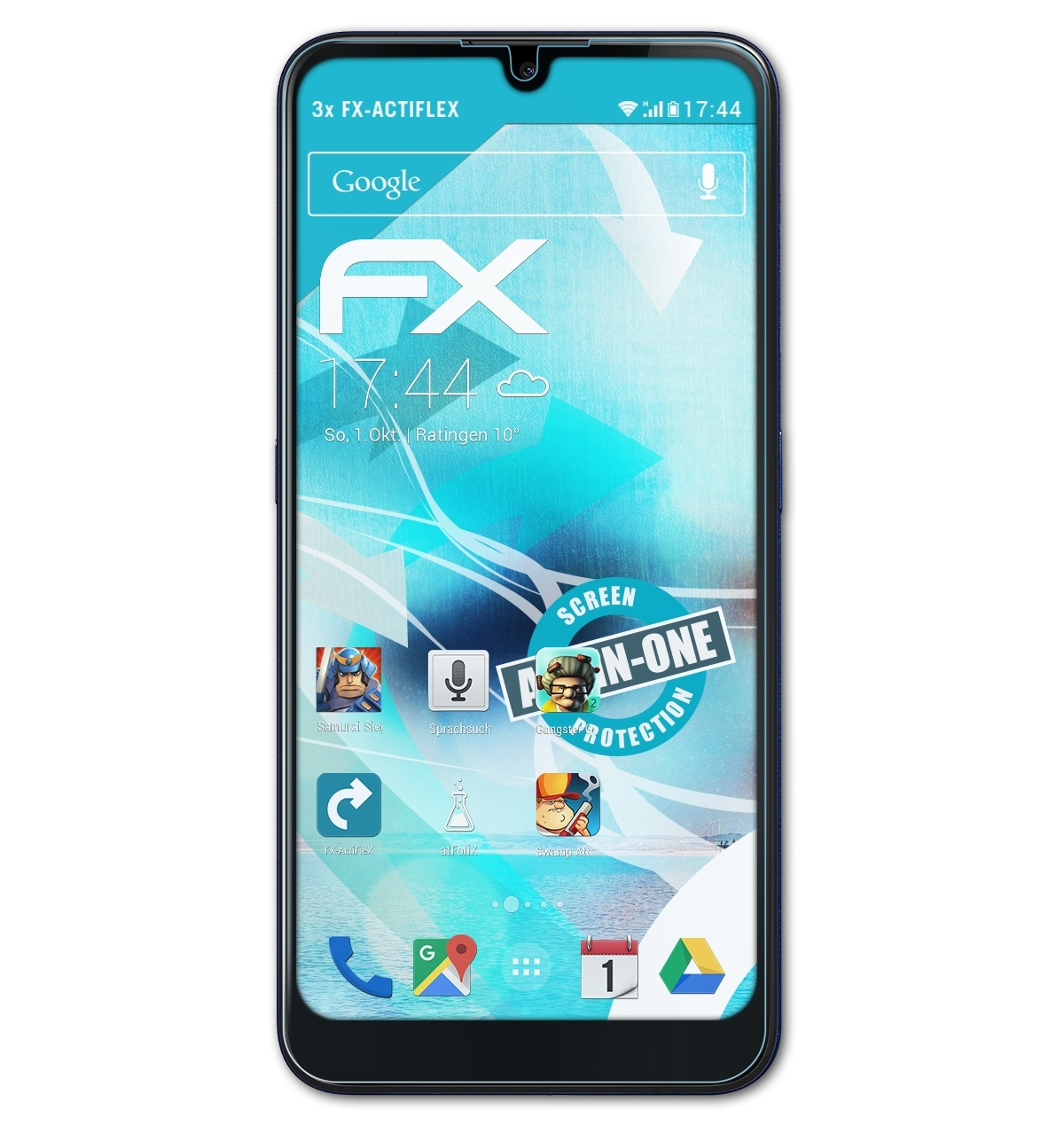 V) Displayschutz(für FX-ActiFleX ATFOLIX 3x Nokia 3