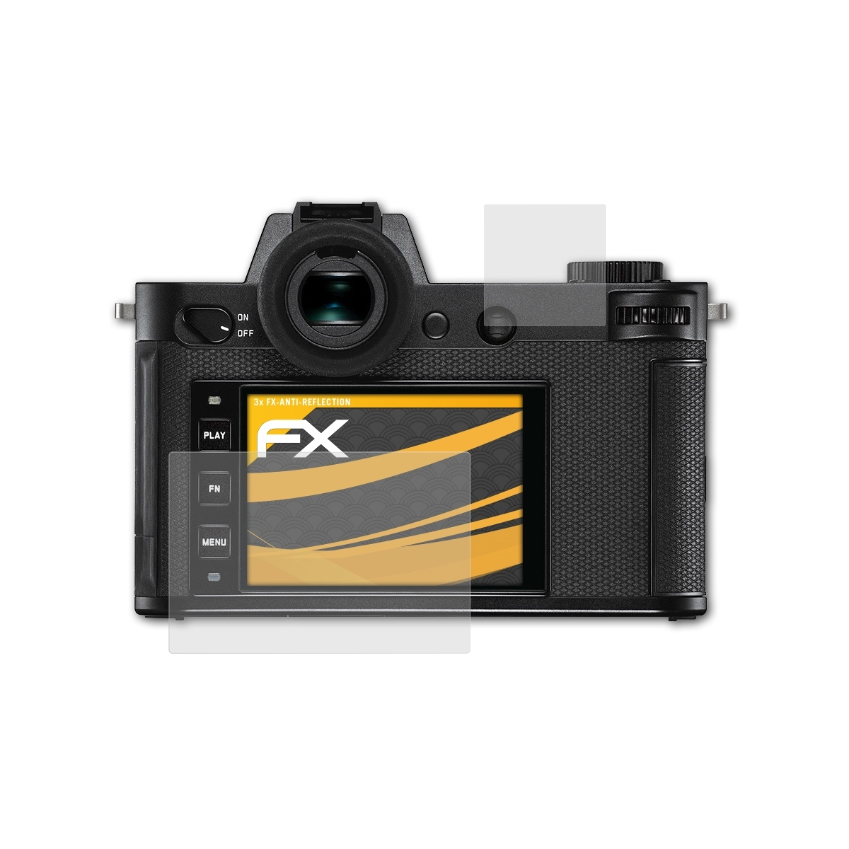 ATFOLIX 3x SL2) Leica FX-Antireflex Displayschutz(für