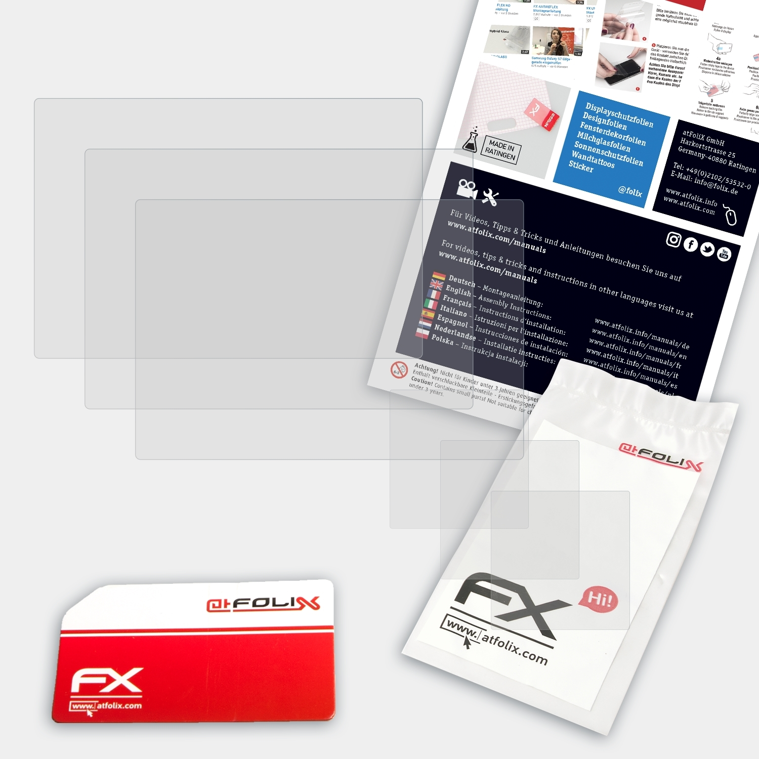ATFOLIX 3x FX-Antireflex Displayschutz(für Leica SL2)