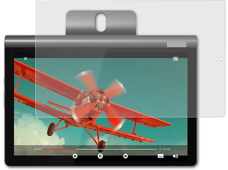ATFOLIX 2x FX-Antireflex Displayschutz(für Lenovo Yoga Smart Tab 10)