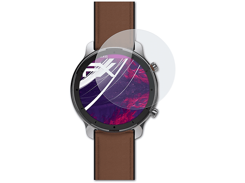 ATFOLIX FX-Hybrid-Glass Schutzglas(für Amazfit GTR (42mm))