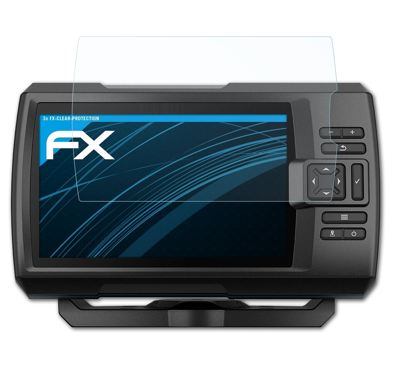 Garmin ATFOLIX Striker 7sv) FX-Clear Displayschutz(für Plus 3x