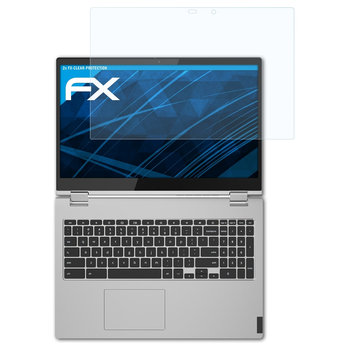 ATFOLIX 2x FX-Clear Displayschutz(für (11 C340 Chromebook Lenovo inch))