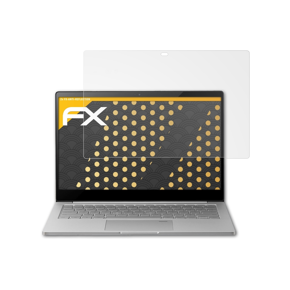 ATFOLIX Xiaomi FX-Antireflex Displayschutz(für Air 13.3 Notebook (2019)) 2x Mi