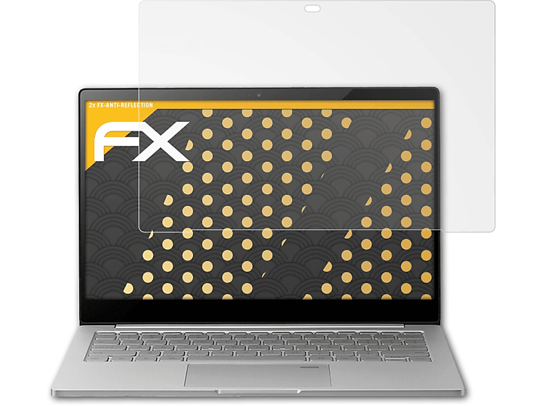 ATFOLIX 2x 13.3 Air Displayschutz(für Mi (2019)) FX-Antireflex Notebook Xiaomi