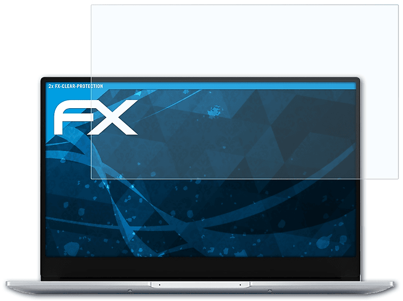 ATFOLIX 2x FX-Clear Displayschutz(für Huawei Honor MagicBook 14)