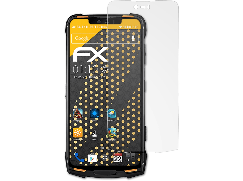 ATFOLIX 3x FX-Antireflex Displayschutz(für S90 Pro) Doogee