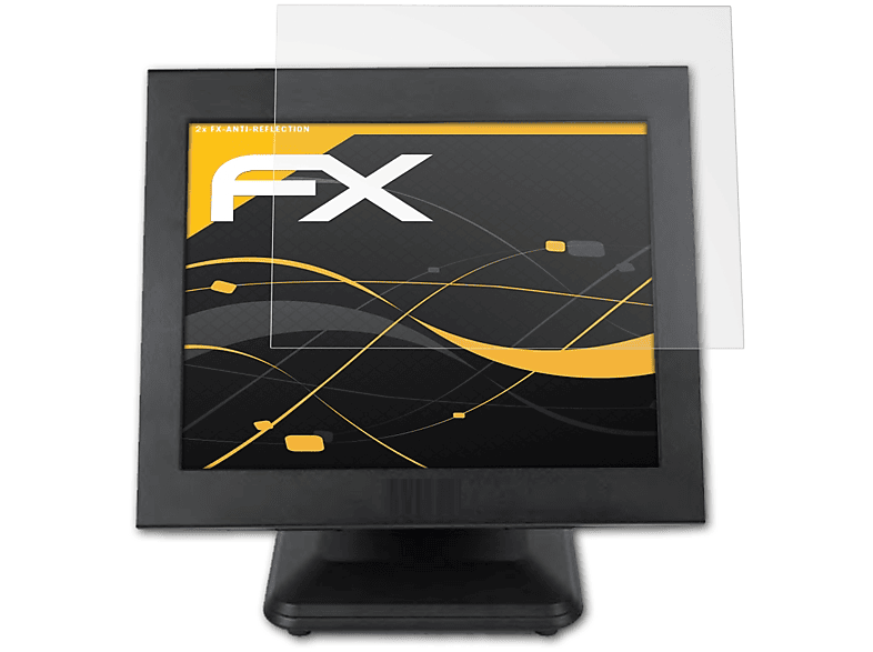 2x Displayschutz(für 400) ATFOLIX FX-Antireflex NCR Columbus