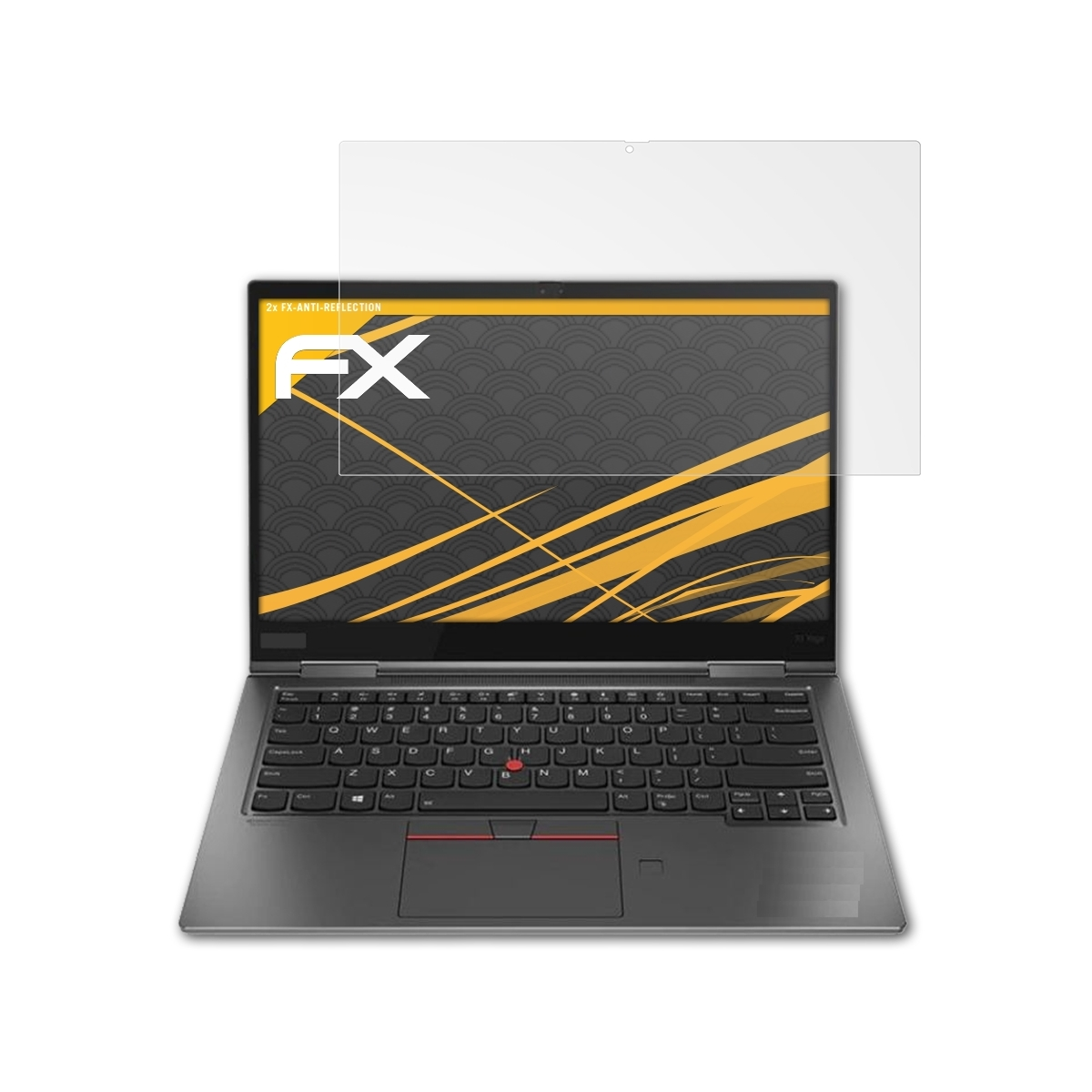 ATFOLIX 2x FX-Antireflex Displayschutz(für Lenovo X1 2019)) ThinkPad Yoga (4rd Gen