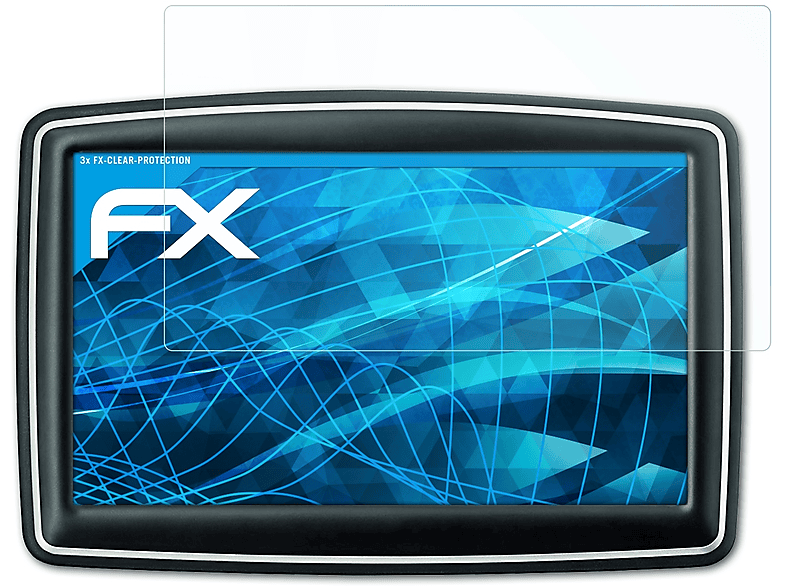 ATFOLIX 3x FX-Clear Displayschutz(für TomTom XXL Classic)