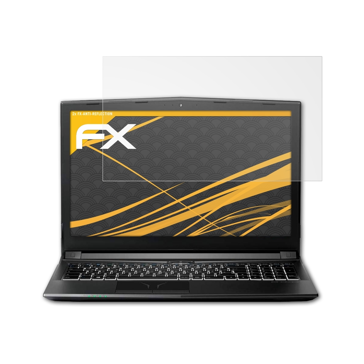 ATFOLIX 2x FX-Antireflex Displayschutz(für Medion P6605 (MD61490)) Erazer