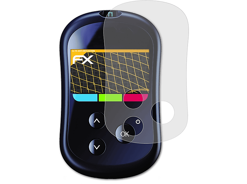 ATFOLIX 2x Displayschutz(für Plus Flex) OneTouch Ultra FX-Antireflex