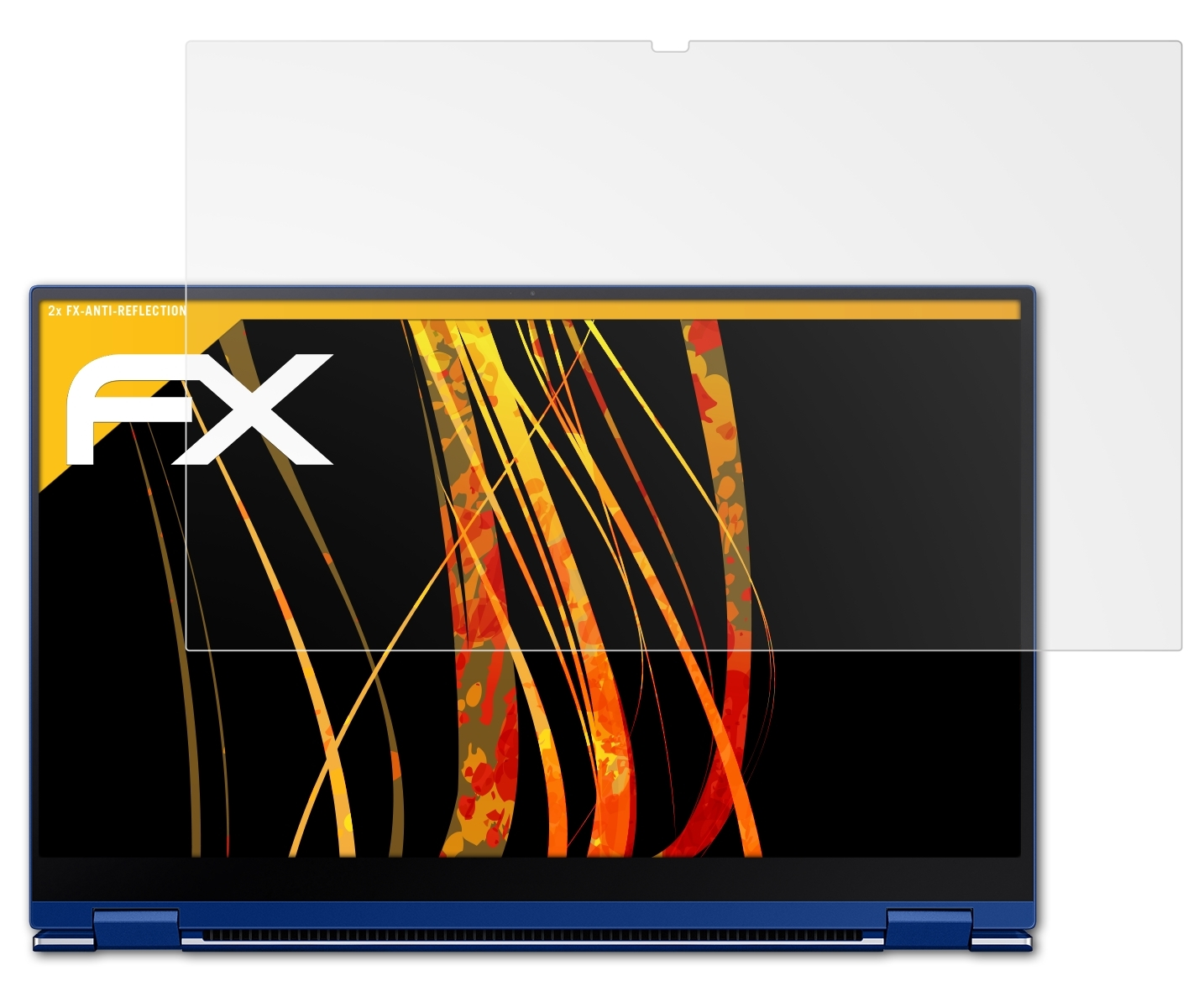 (13 Book inch)) FX-Antireflex Galaxy ATFOLIX Samsung 2x Flex Displayschutz(für