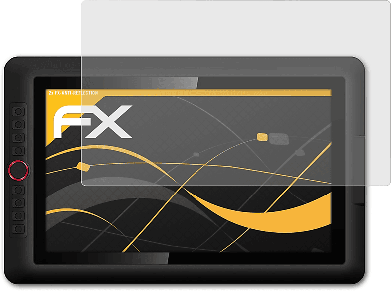 ATFOLIX 2x FX-Antireflex Displayschutz(für XP-PEN Artist 15.6 Pro)