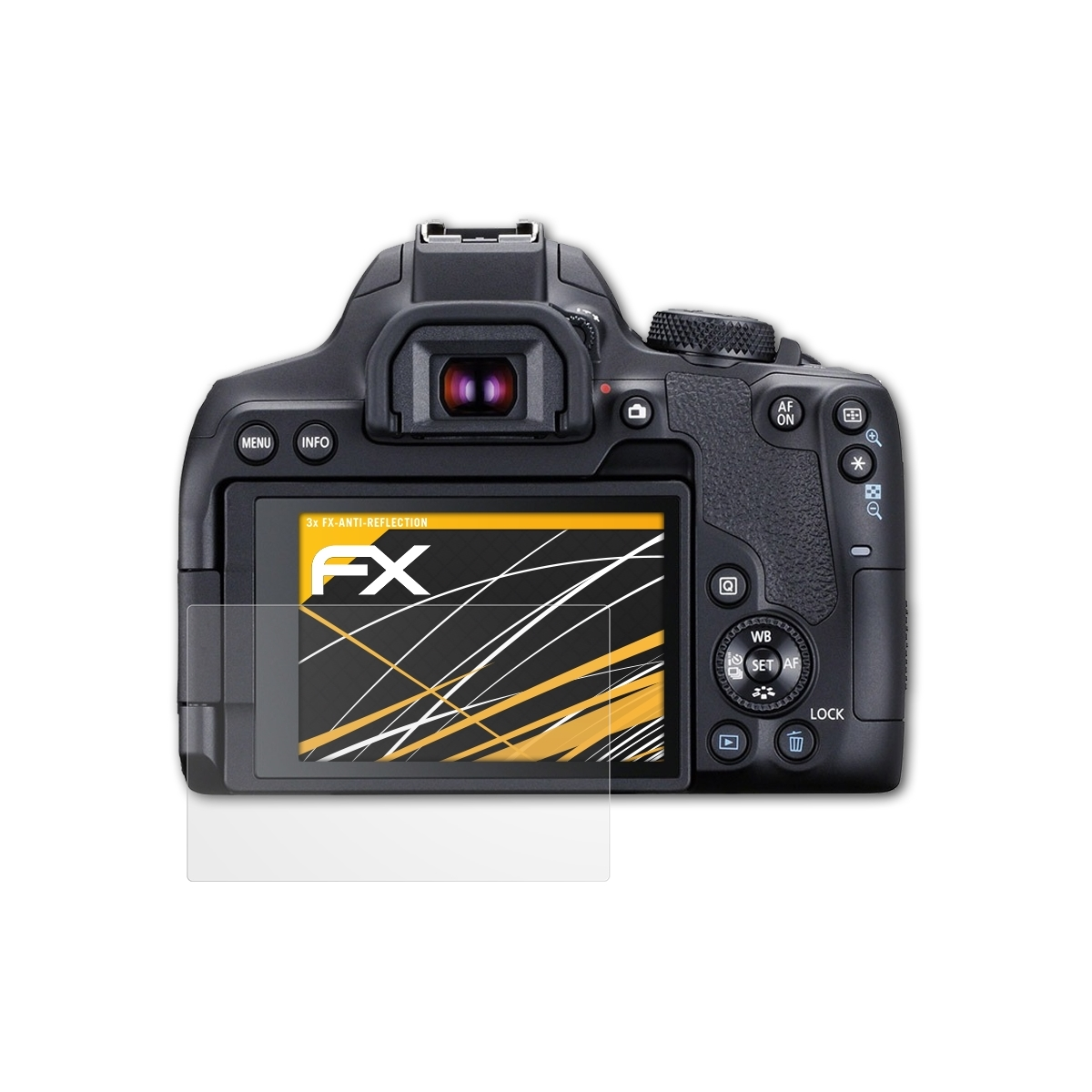 ATFOLIX 3x FX-Antireflex Displayschutz(für Canon EOS 850D)