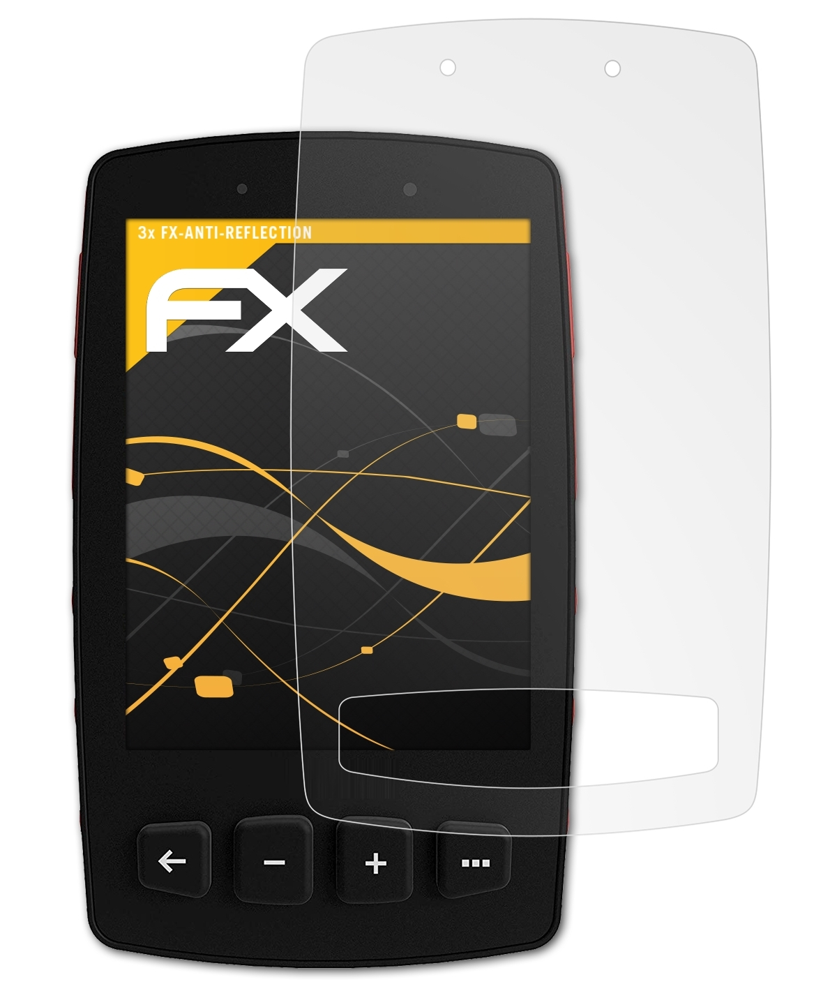 ATFOLIX 3x FX-Antireflex Displayschutz(für 2) Trail TwoNav