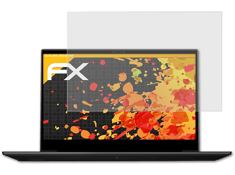 ATFOLIX 2x FX-Antireflex Displayschutz(für Lenovo ThinkPad P1 (2. Generation))