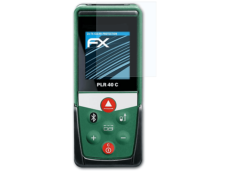 ATFOLIX 2x FX-Clear Displayschutz(für Bosch PLR 40 C) | Schutzfolien & Schutzgläser