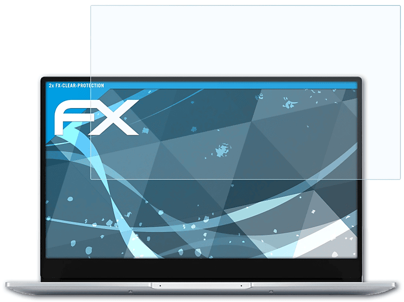 ATFOLIX 2x FX-Clear Displayschutz(für Huawei 15) Honor MagicBook
