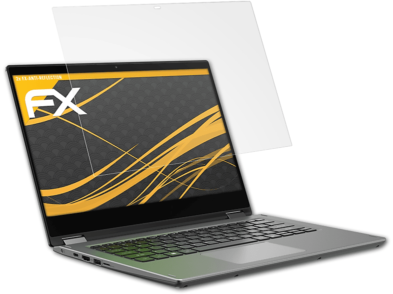 ATFOLIX 2x FX-Antireflex Displayschutz(für Acer Spin 5 SP513-54N (2020))