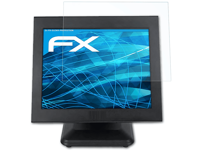 ATFOLIX 2x FX-Clear Displayschutz(für NCR Columbus 400)
