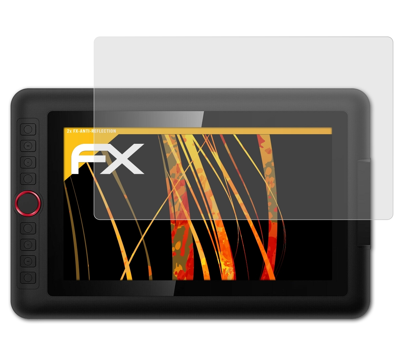 12 XP-PEN Pro) Artist Displayschutz(für ATFOLIX 2x FX-Antireflex