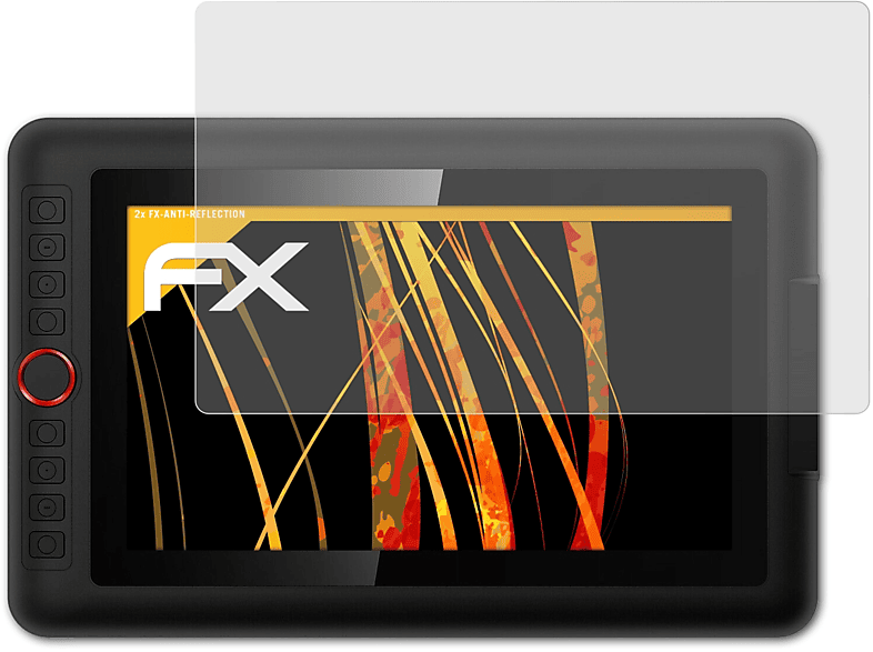 Displayschutz(für Pro) 2x 12 FX-Antireflex ATFOLIX XP-PEN Artist