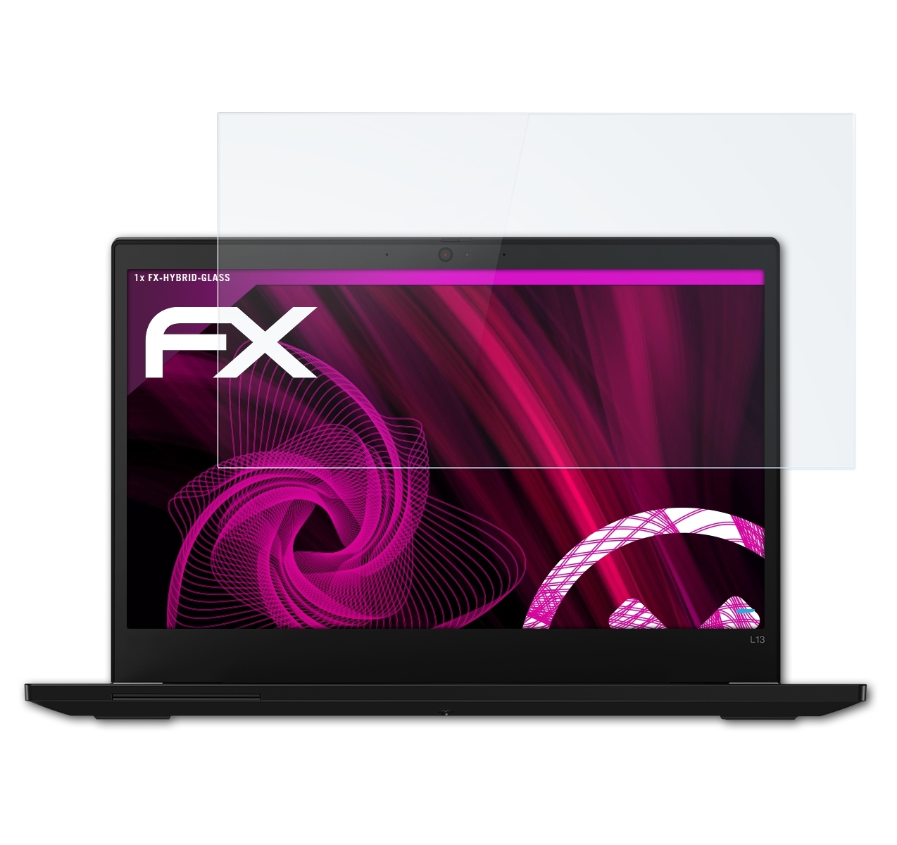 ATFOLIX FX-Hybrid-Glass Schutzglas(für L13) Lenovo ThinkPad