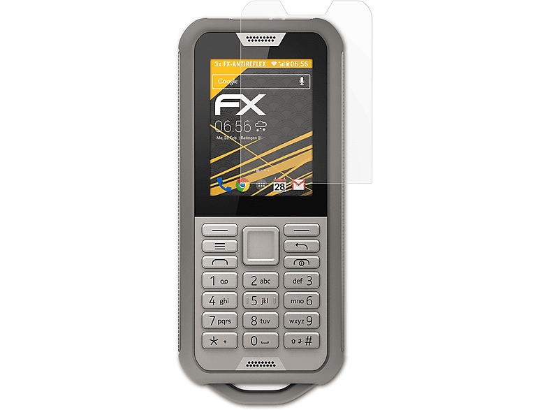 ATFOLIX 3x FX-Antireflex Displayschutz(für Nokia Tough) 800