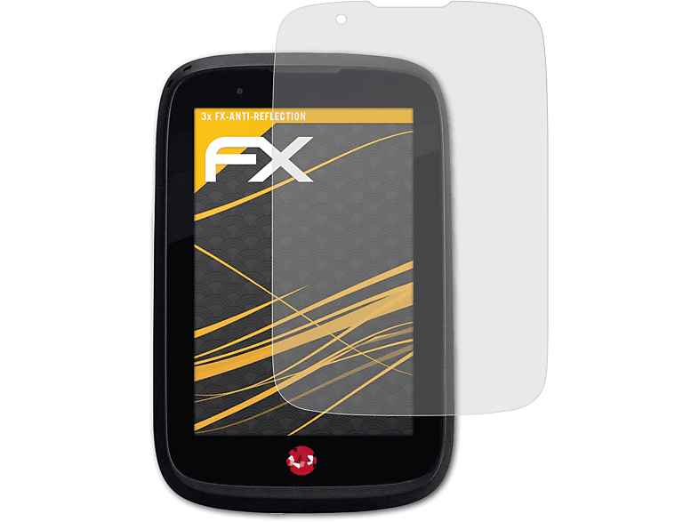 ATFOLIX 3x FX-Antireflex Displayschutz(für Falk evo) Tiger