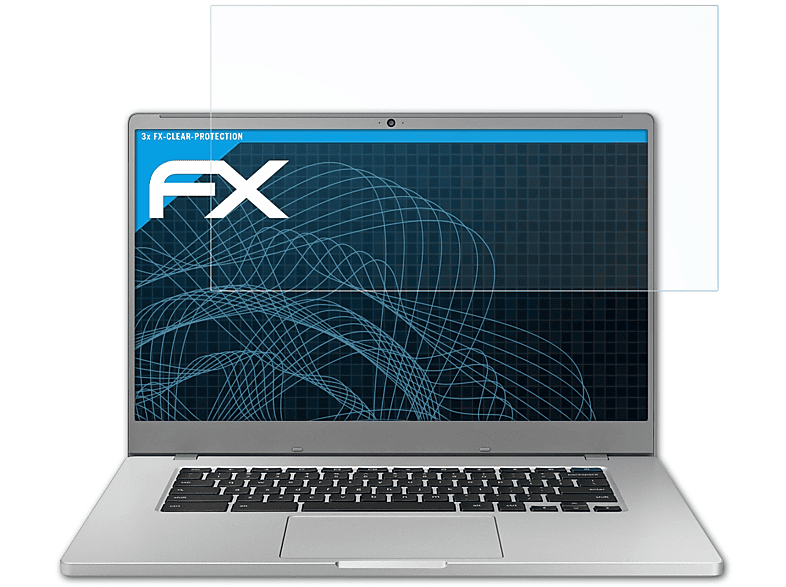 ATFOLIX 3x Chromebook FX-Clear inch)) Displayschutz(für (15,6 4+ Samsung